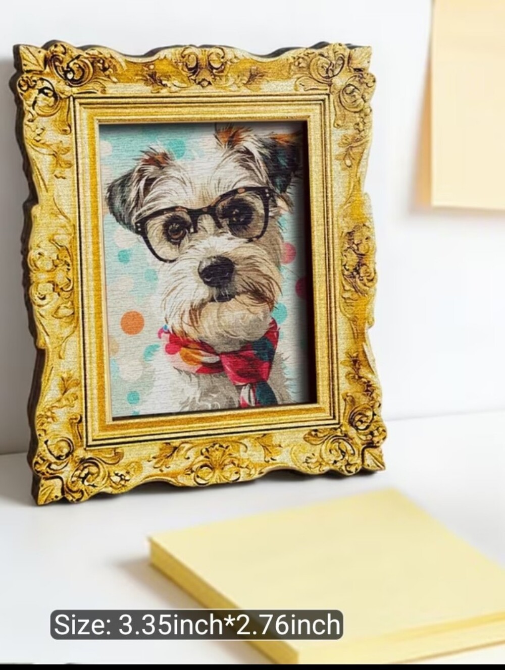 Cute Schnauzer Dog Fridge Magnet